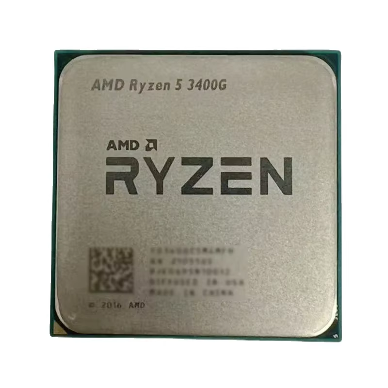 Processeur de bureau AMD Ryzen 5 3400G AM4 (puce détachée) avec graphismes intégrés