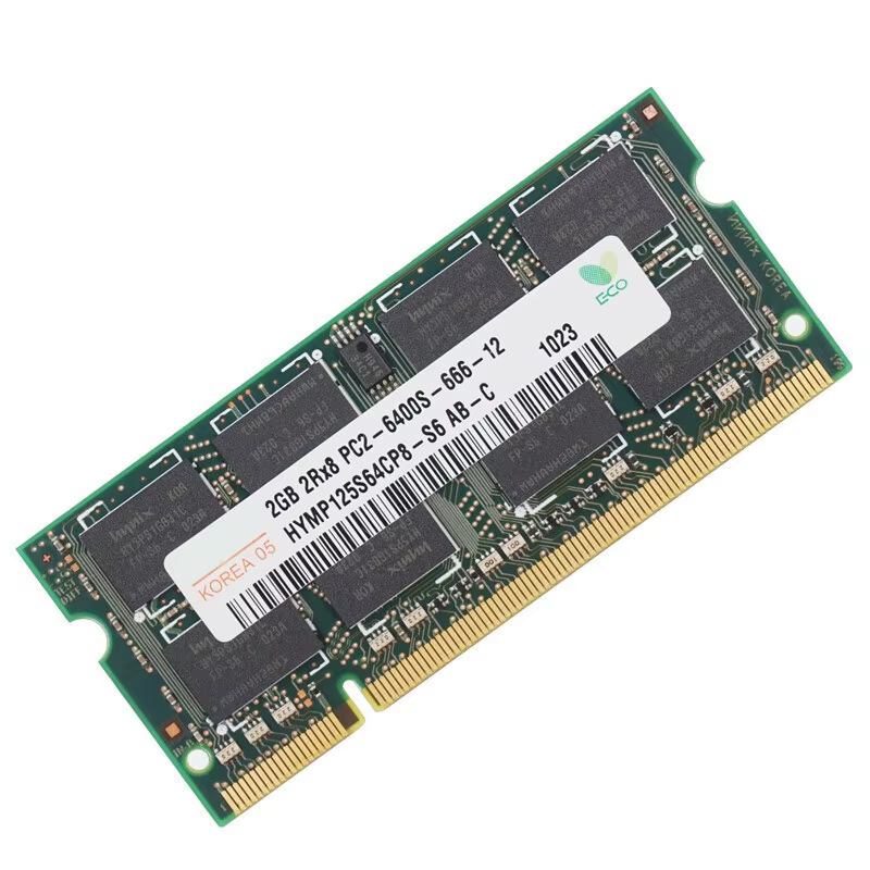 2GB 4GB 667MHz 800MHz 2R × 8 Ordinateur Portable RAM Notebook Memory SODIMM PC2-5300 6400 1.8V 200 Pin