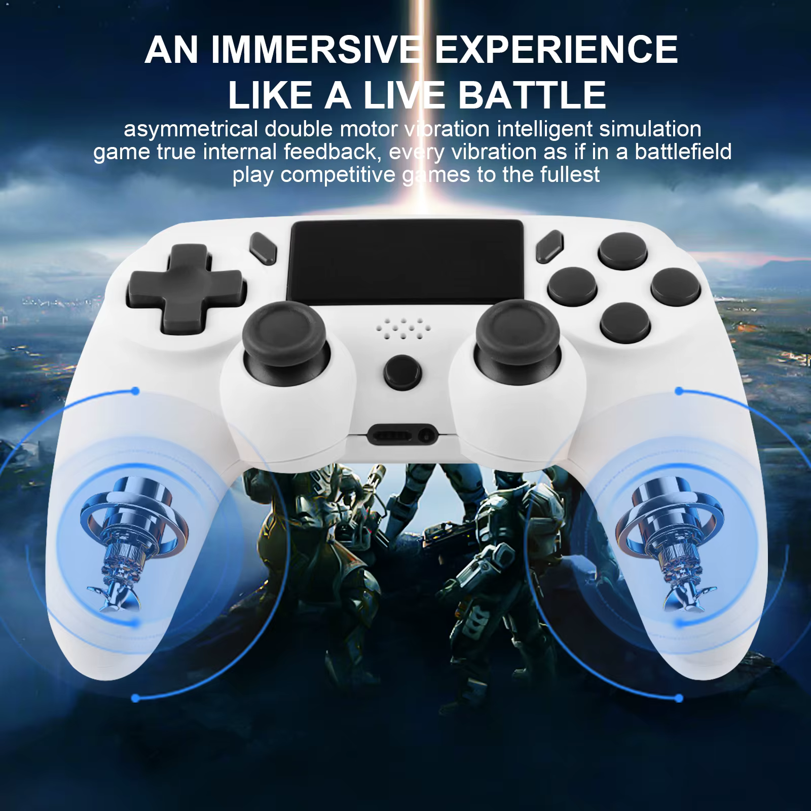 GAMINAlbanWireless Gamepad avec gyroscope 6 axes