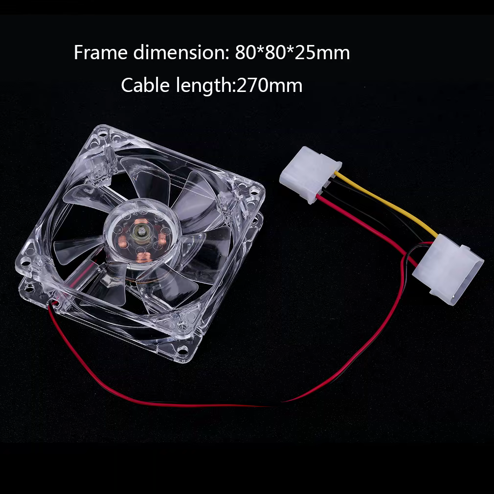 PC ordinateur CPU ventilateur 80mm