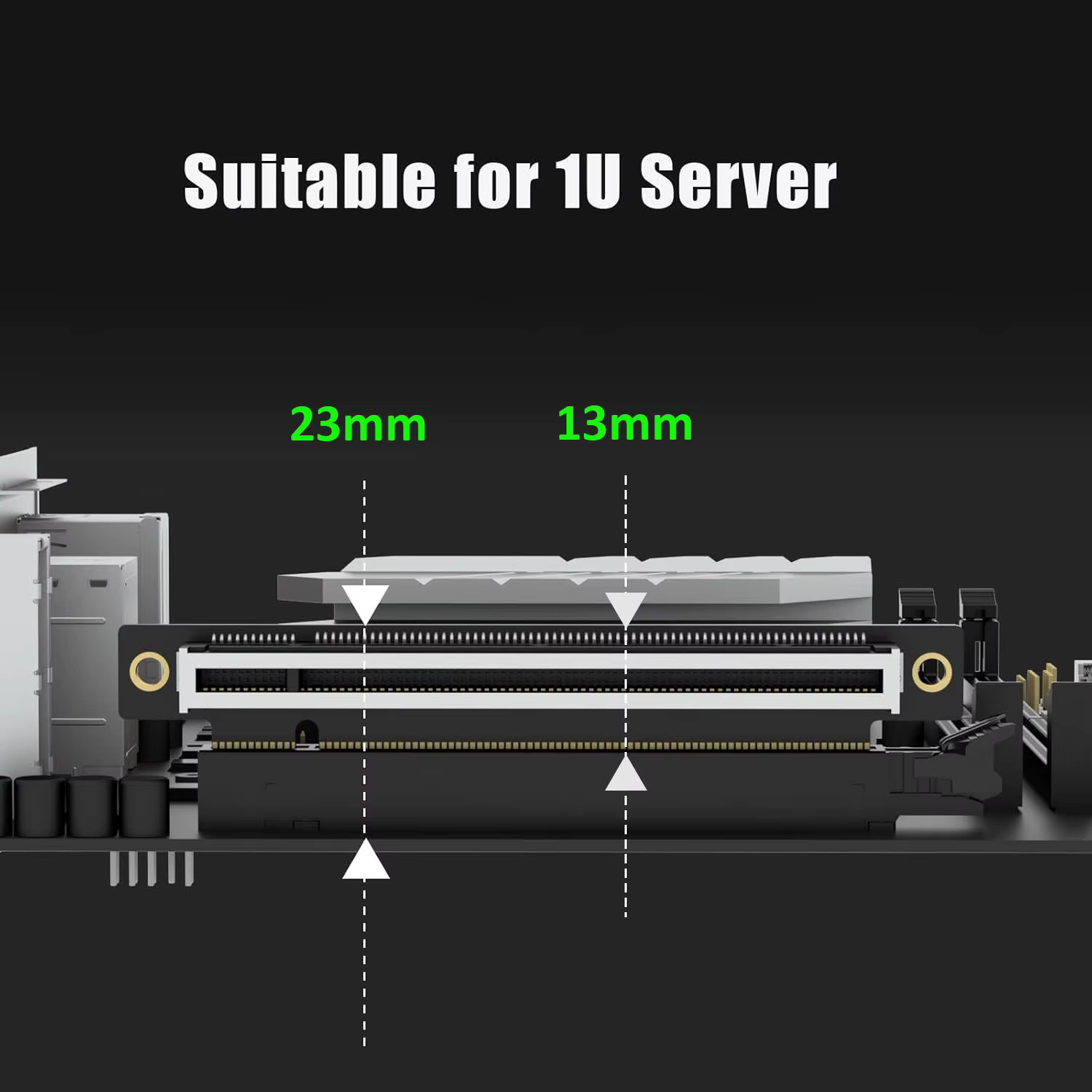 Carte adaptateur Riser PCIe 5.0 X16