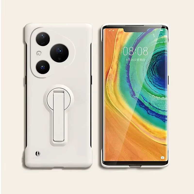 Coque de téléphone pour Huawei Pura 80 70 Ultra P60 P50 P40 P30 Pro, housse fine PC sans cadre, support rotatif, antichoc