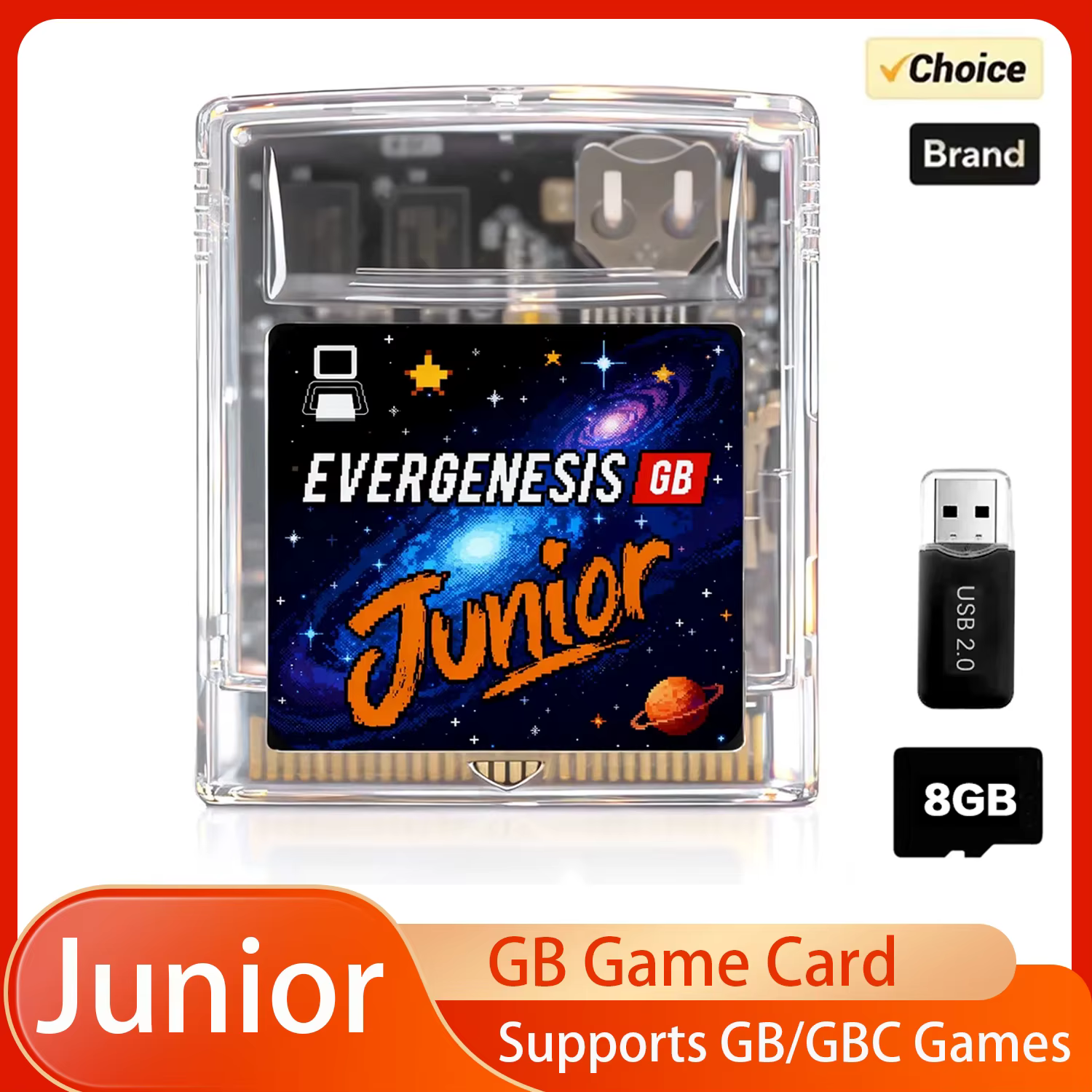 Carte de jeu Junior GB 2000 en 1