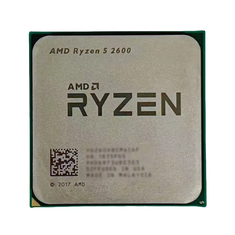 Processeur de bureau AMD Ryzen 5 2600 pour jeux