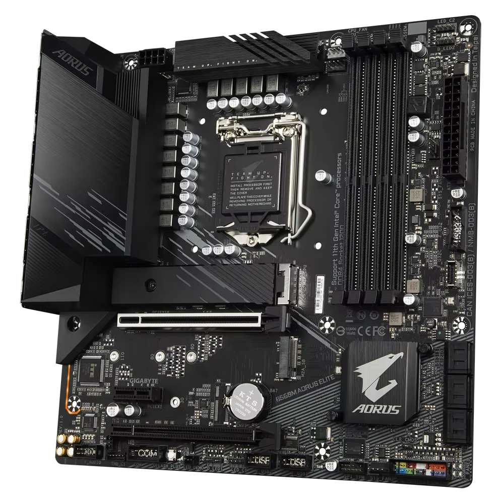 Cartes mères Gigabyte B560M AORUS ELITE LGA 1200 DDR4 128GB M-ATX pour carte mère de bureau Intel B560 M.2 SATA III USB3.0