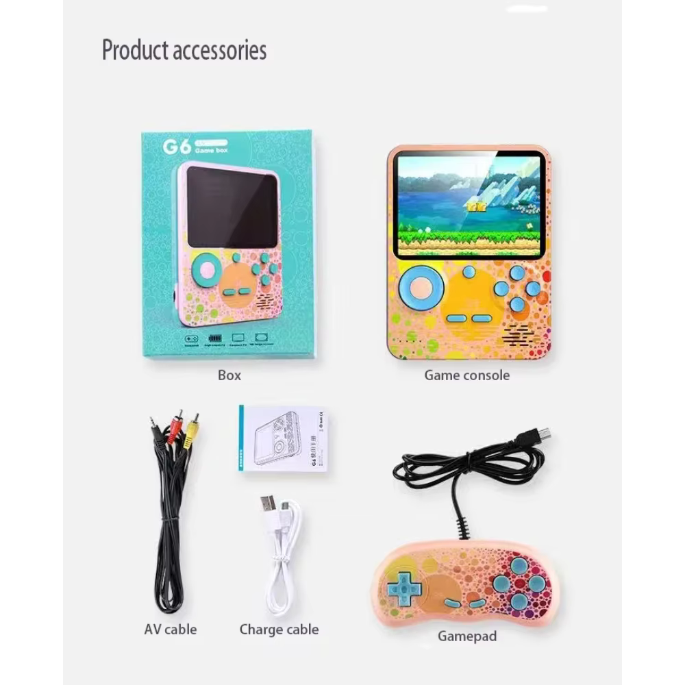 Console de jeu G6, écran de 3