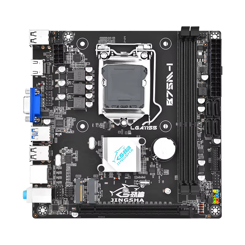 Carte mère Mini ITX B75 LGA1155 pour ordinateur de bureau