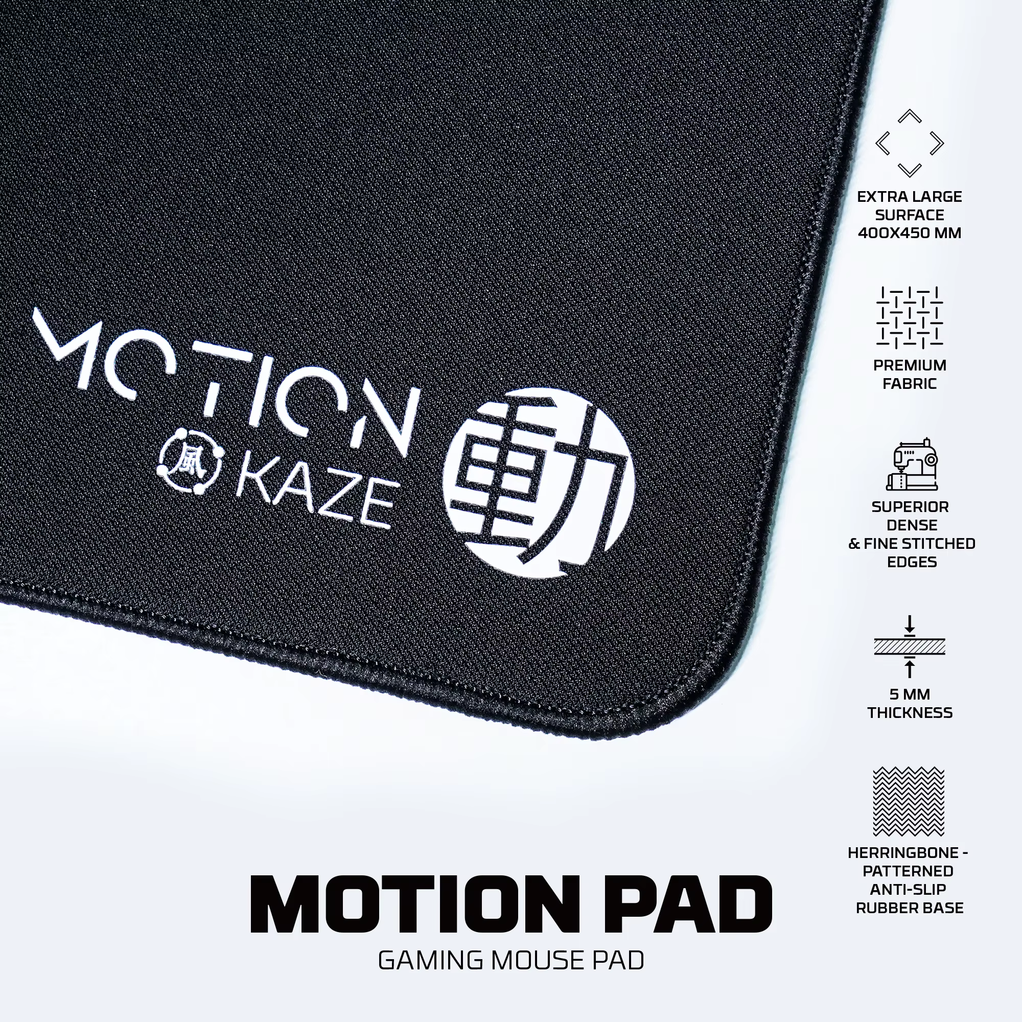 FANTECH MONTION PAD MMT451 tapis de souris de jeu 400x450x5mm contrôle neutre