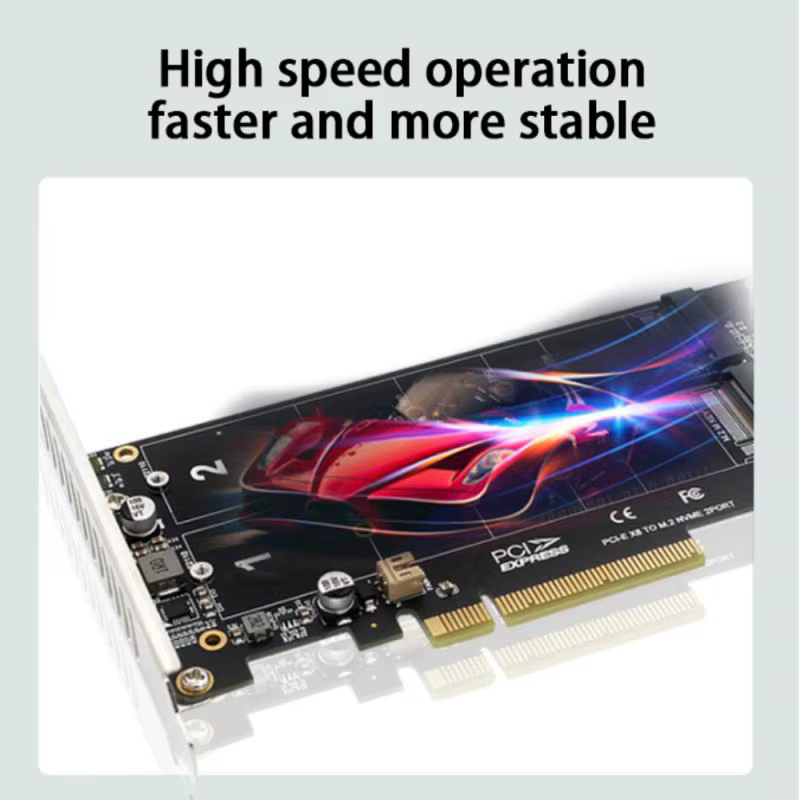 Carte mère pour touristes M.2 NVMe PCIe x8