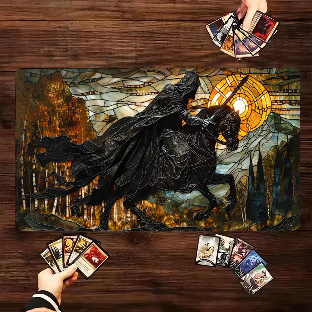 Tapis de jeu de table Magic War Knight Design pour MTG/TCG