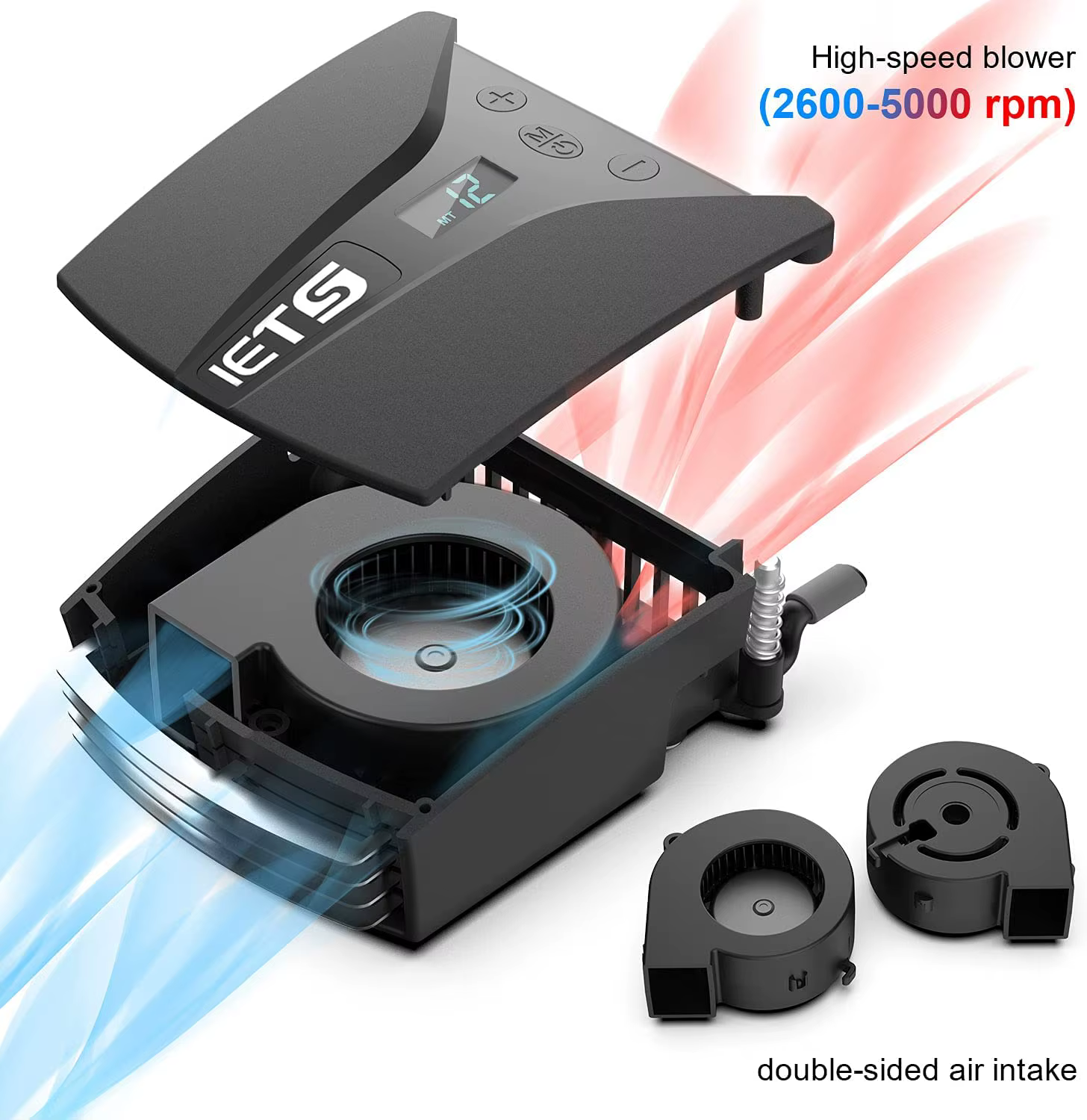 Refroidisseur de ventilateur pour ordinateur portable de jeu