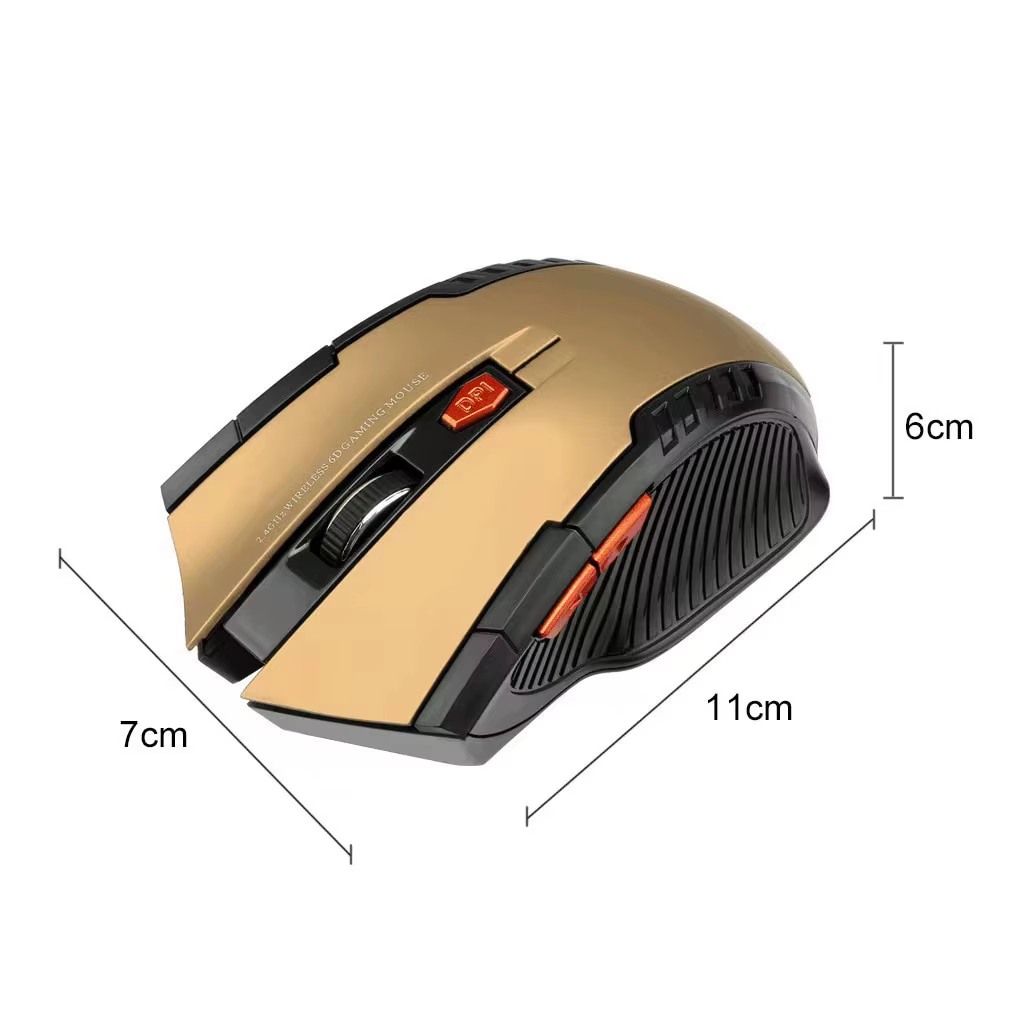 Souris sans fil 113, souris optique sans fil 2,4 GHz avec récepteur USB, souris sans fil portable à 6 boutons pour ordinateurs portables
