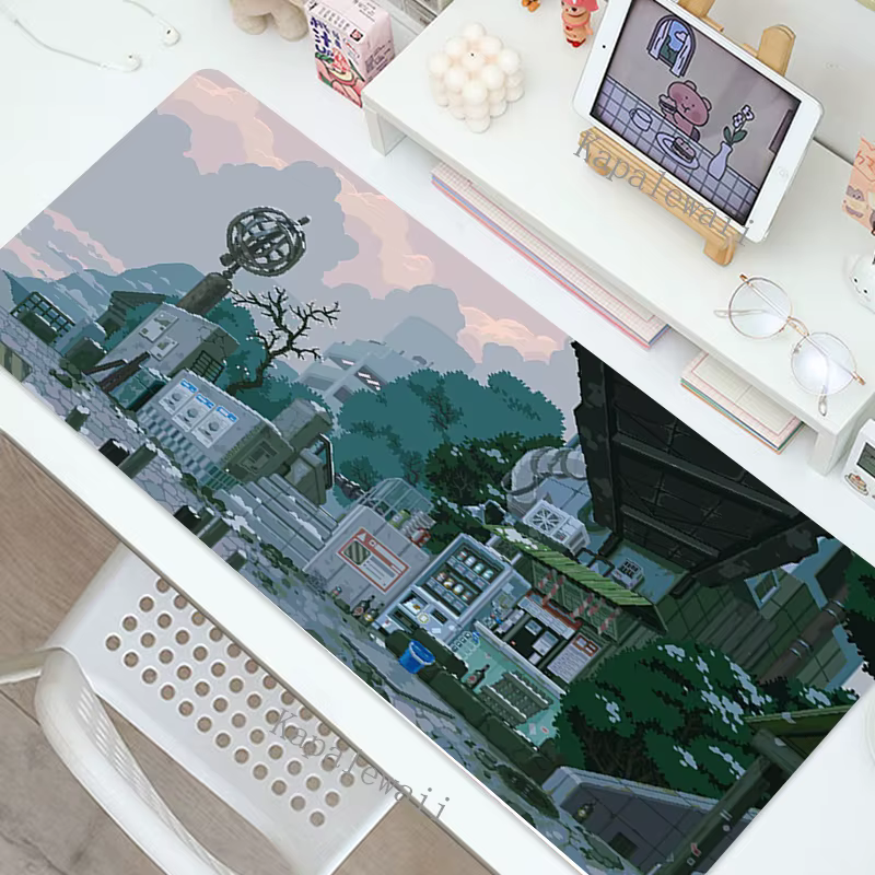 Pixel Art tapis de souris de jeu XXL ordinateur portable Gamer