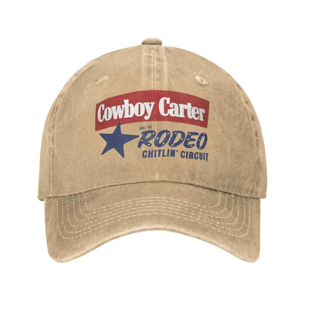 Beyonce Cowboy Carter Rodeo casquettes de Baseball rétro en détresse Denim lavé Snapback chapeau hommes femmes en plein air ajustement réglable casquettes chapeau