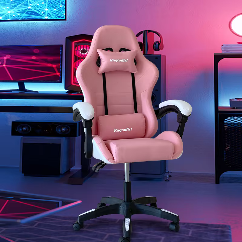Chaise de jeu rose pour filles