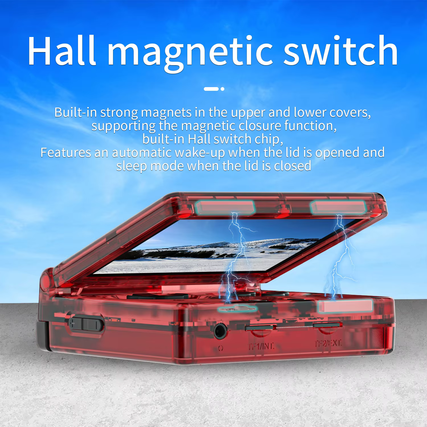 Console de jeu portable Anbernic NEW RG35XXSP Flip