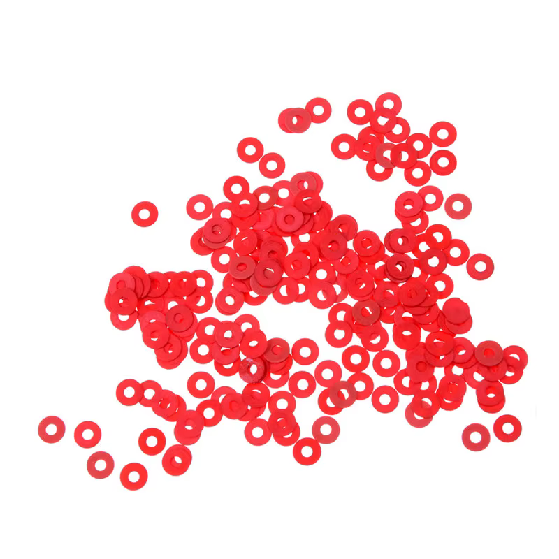 Rondelles de fibres isolantes à vis de carte mère rouge de 3mm