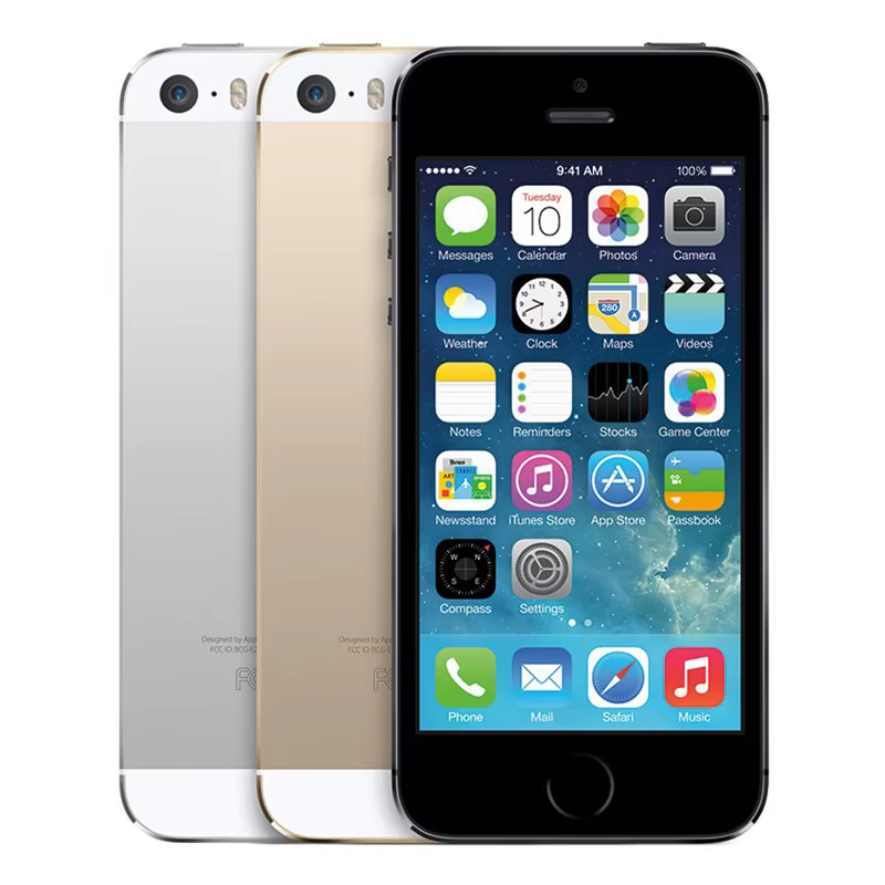 Téléphone portable d'origine iPhone 5s 4G 4,0 pouces, ROM 16 Go/32 Go/64 Go, WIFI, IOS, ancien téléphone débloqué, batterie 1560 mAh