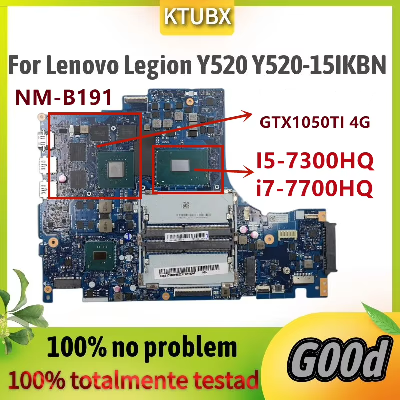 B191. pour Lenovo Legion Y520 Y520-15IKBN carte mère d'ordinateur portable
