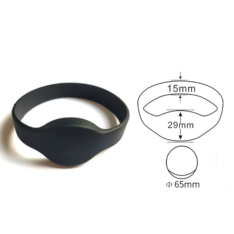 125khz RFID EM4100 TK4100 Bracelet carte d'identité Silicone RFID bande lecture seule carte de contrôle d'accès