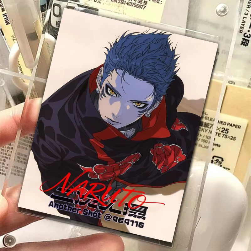 Cartes Naruto Sasuke Uchiha et Uzumaki, dessin animé Naruto, mignon, nouveau, créatif, mode, personnalité, marque-page portable de haute valeur, cadeau