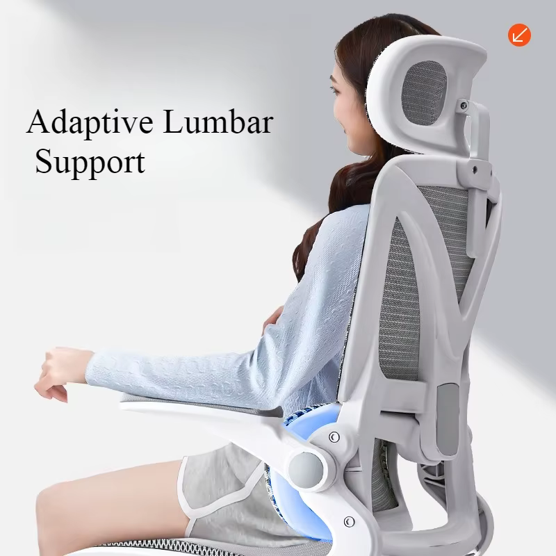 Chaise De jeu ergonomique Support lombaire 3D course pivotant réglable maille respirante haute densité éponge siège Silla De Escritorio
