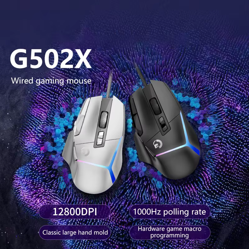 Souris de jeu sans fil ergonomique