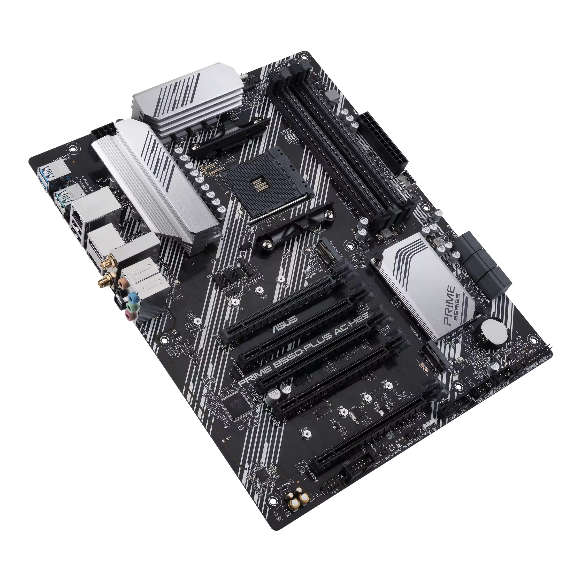 ASUS PRIME B550-PLUS AC-HES carte mère Socket AM4 CPU DDR4 4866 (OC) jeu de puces mémoire B550 ATX