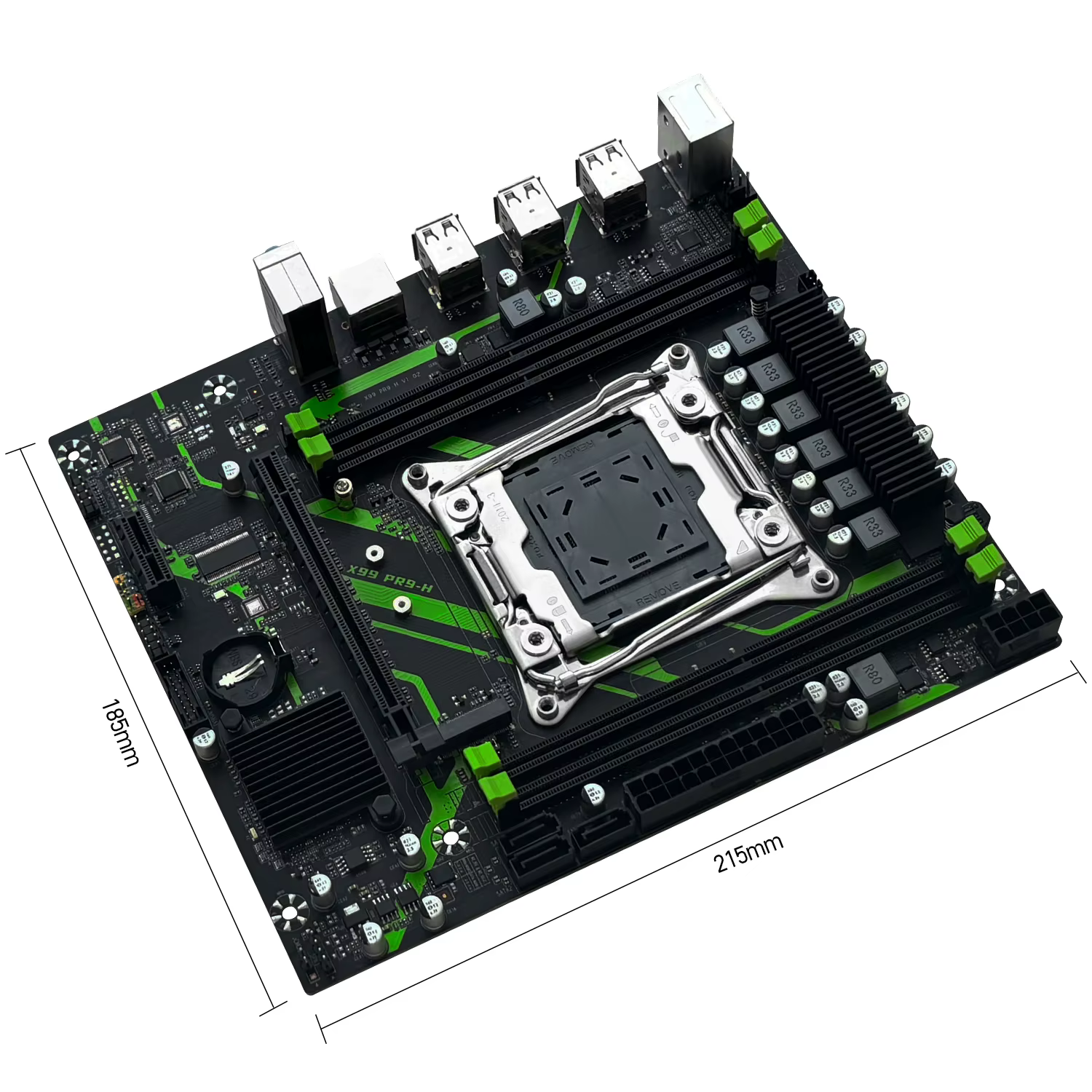 MACHINIST X99 Kit de carte mère PR9-H en option LGA2011-3 Xeon E5 2650 V4 CPU DDR4 16GB 2133MHz mémoire RAM NVME/SATA M.2