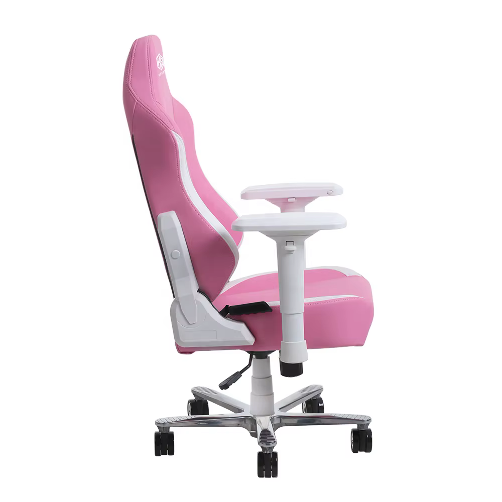 Fauteuil pivotant rose pour enfants