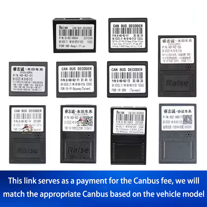 Frais supplémentaires pour Canbus