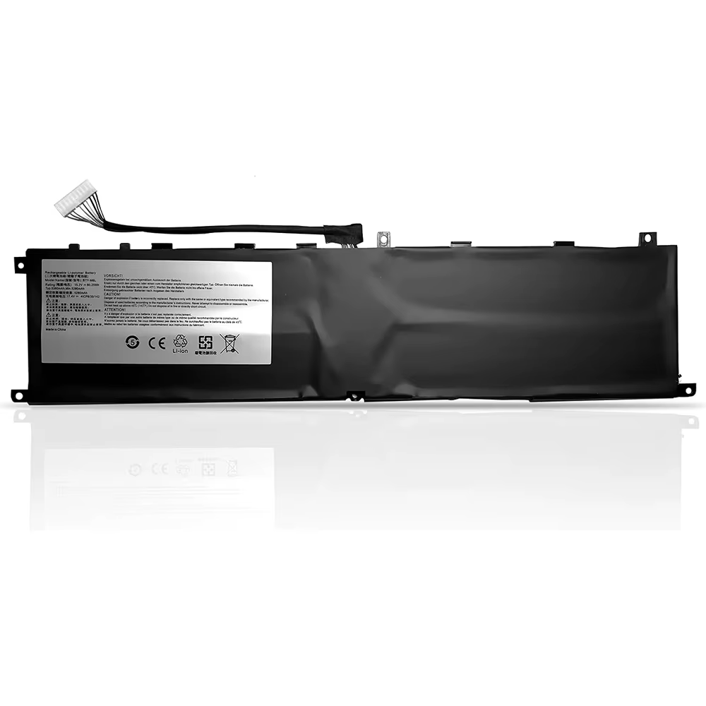 Batterie pour ordinateur portable BTY-M6L compatible avec MSI GS65 Stealth Thin 8SE 8SF 8SG 8RF 9SD 9SE 9SF 9SG Modern