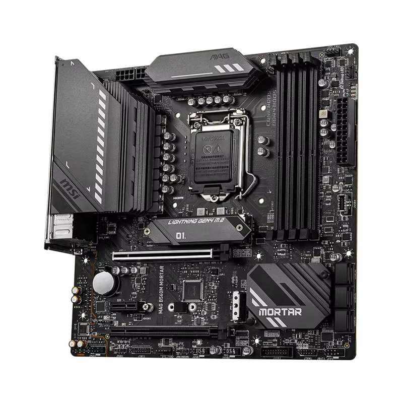 MSI MAG B560M Mortar LGA 1200 11e/10e génération Intel Core Gaming M-ATXMotherboard