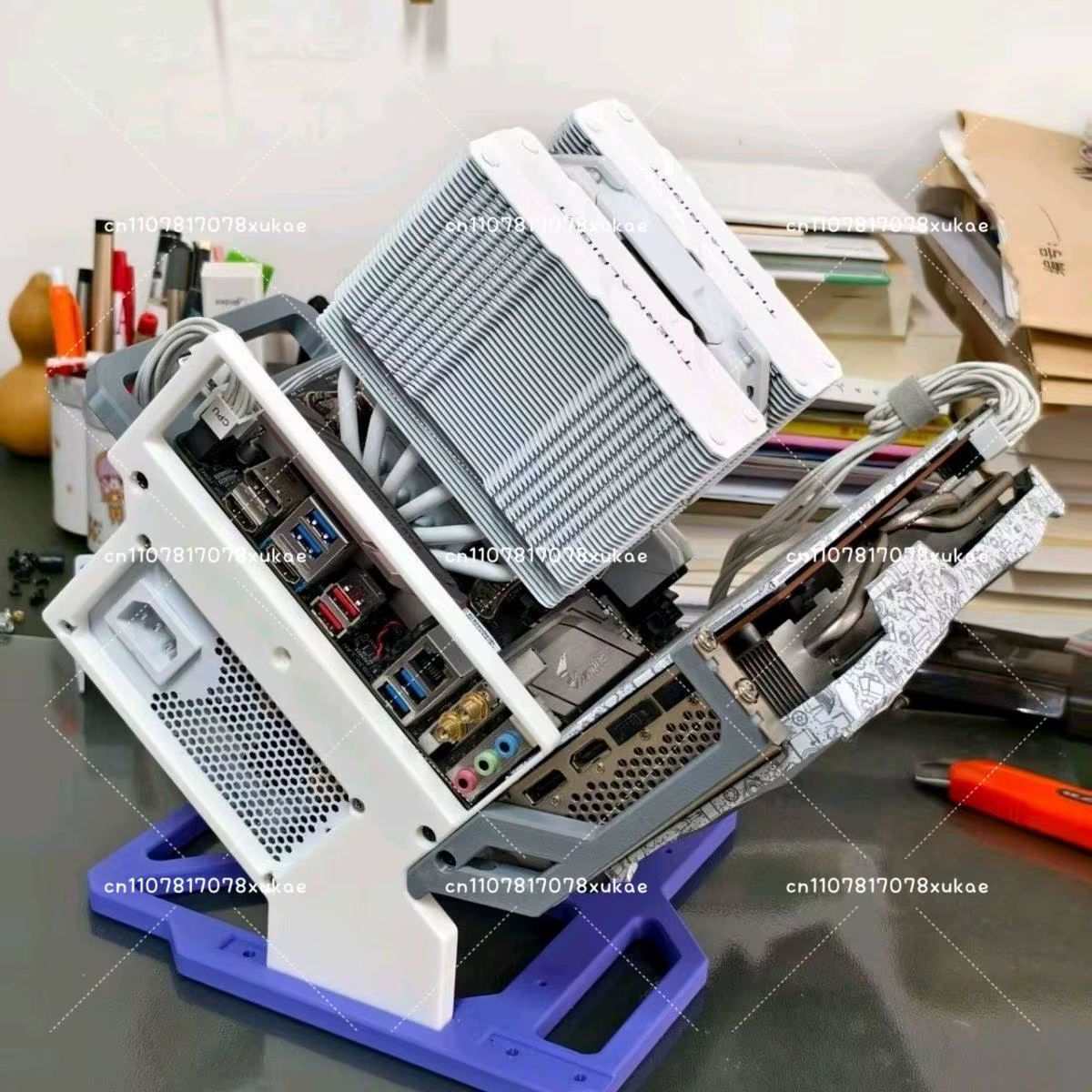 Mini-chaîne d'ordinateur ITX ouverte DIY pour la maison