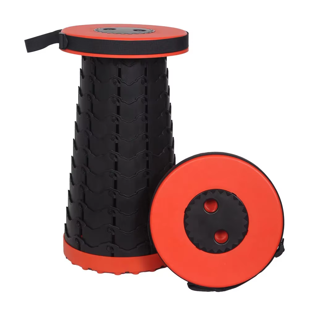 Tabouret télescopique pliable, tabouret rétractable portable pour adultes, sièges pliants améliorés avec capacité de charge pour adultes