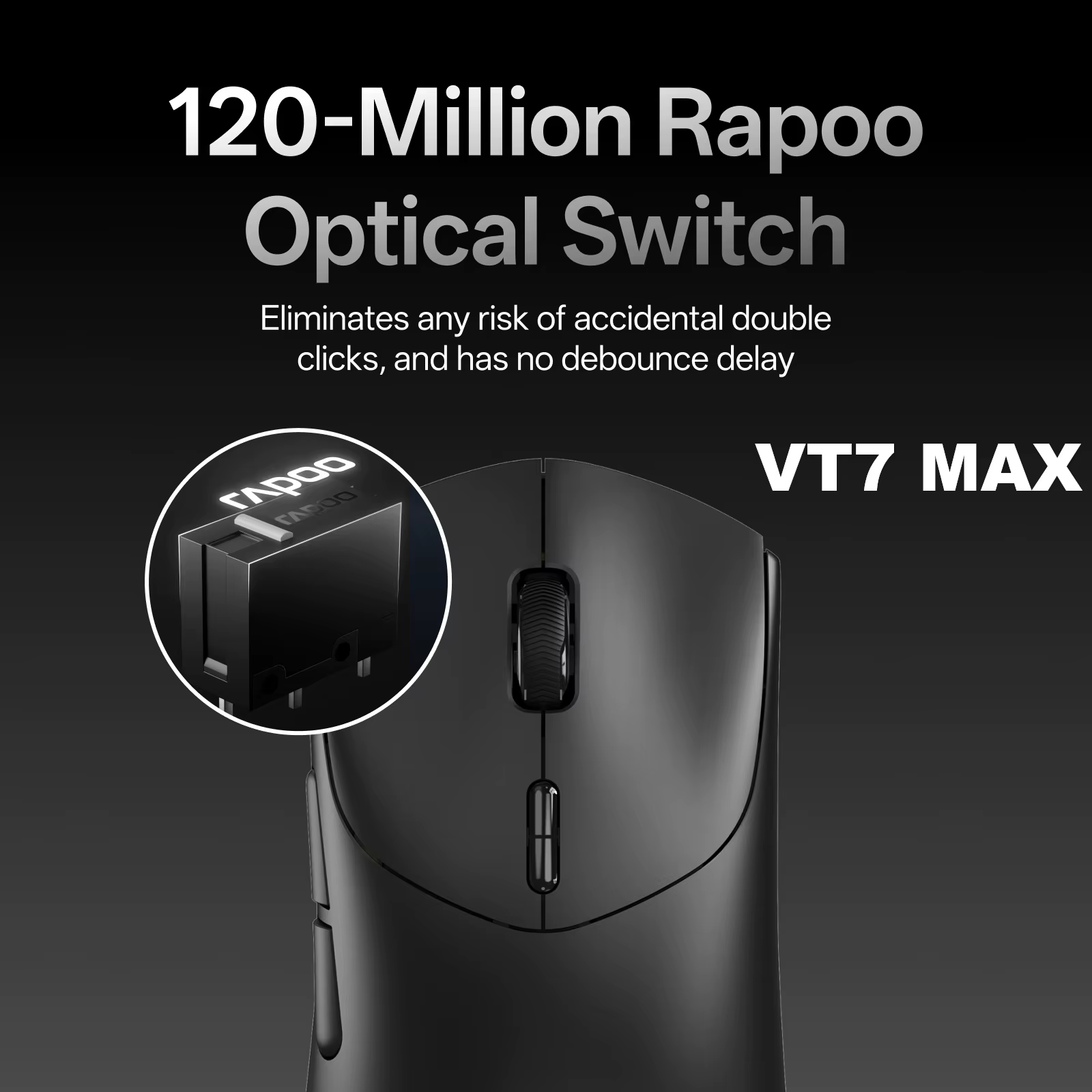 Rapoo – souris de jeu sans fil VT7 MAX /VT7