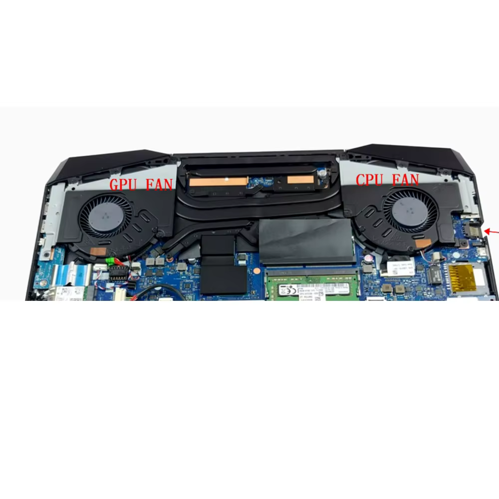 CPU GPU Refroidissement GérFor HP Pavilion 15-DK TPN-C141 DK0020 L57170 L56900 001 Ordinateur portable de jeu ND85C16-18L02 foucorporelle les religions des cartes