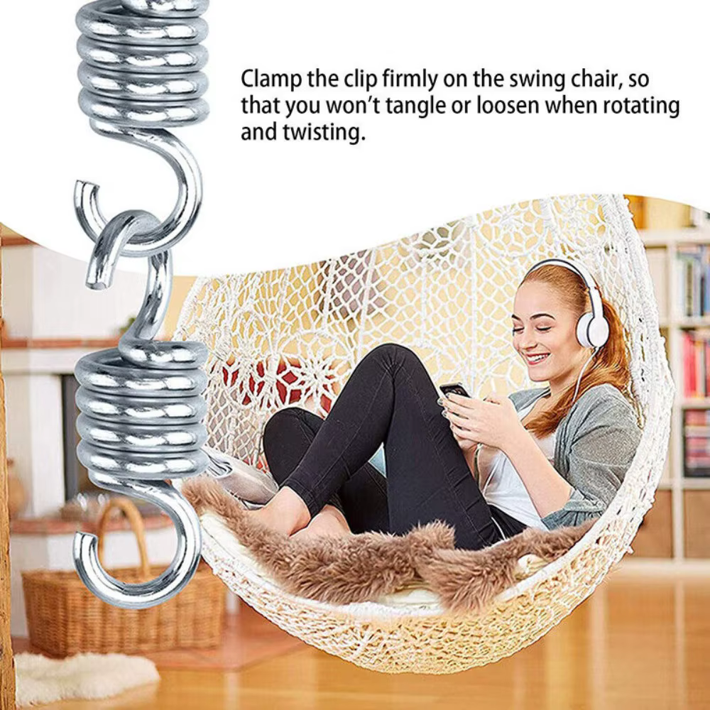 Ressorts de balançoire de jardin, hamac de gymnastique multifonctionnel, portable, pèler, utilisé