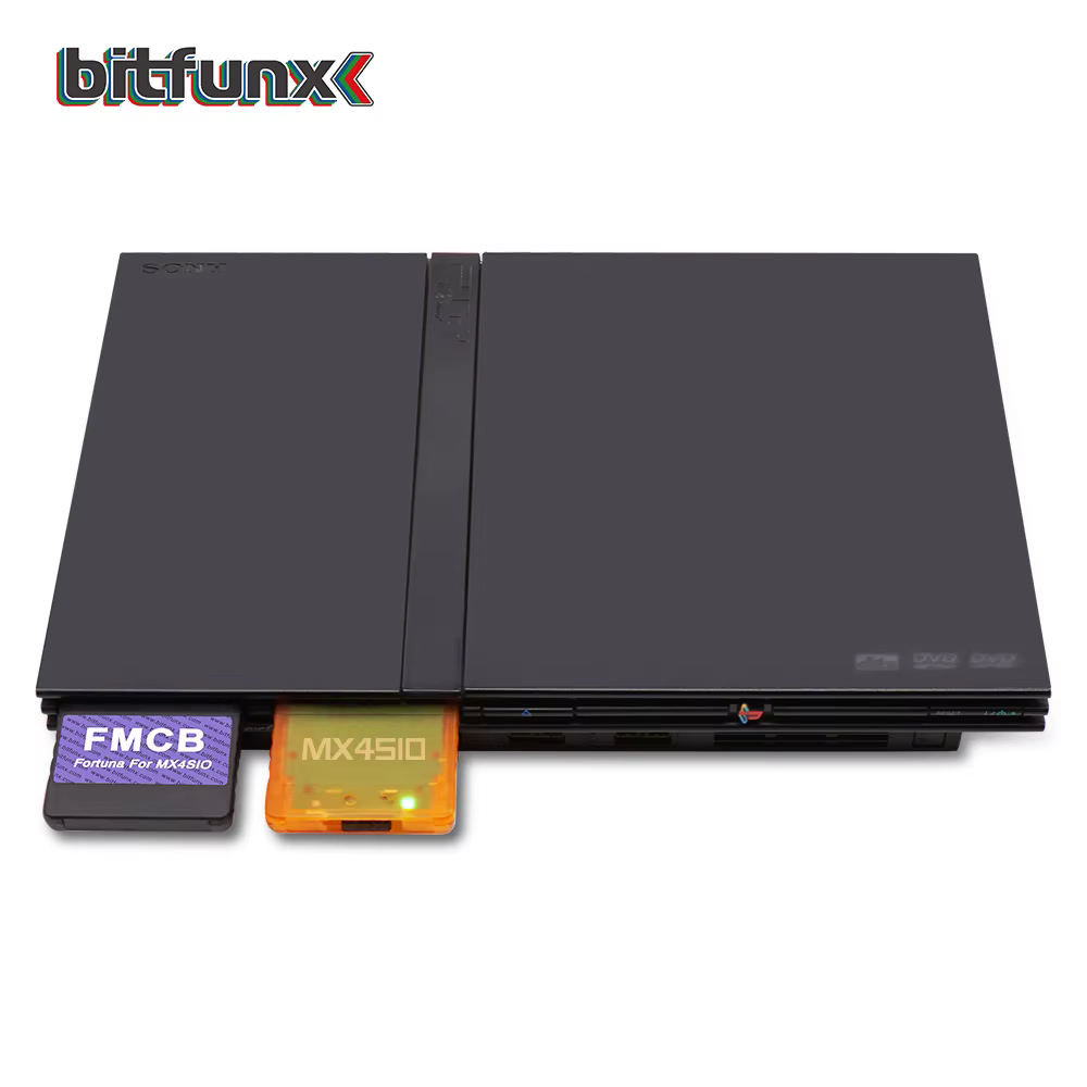 Bitfunx Fortuna carte mémoire McBoot OPL gratuite pour PS2 MX4SIO SIO2SD adaptateur SD pour Console de jeu PS2 mince