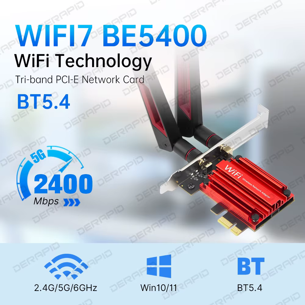 Carte réseau WiFi 7 BE5400 PCIe