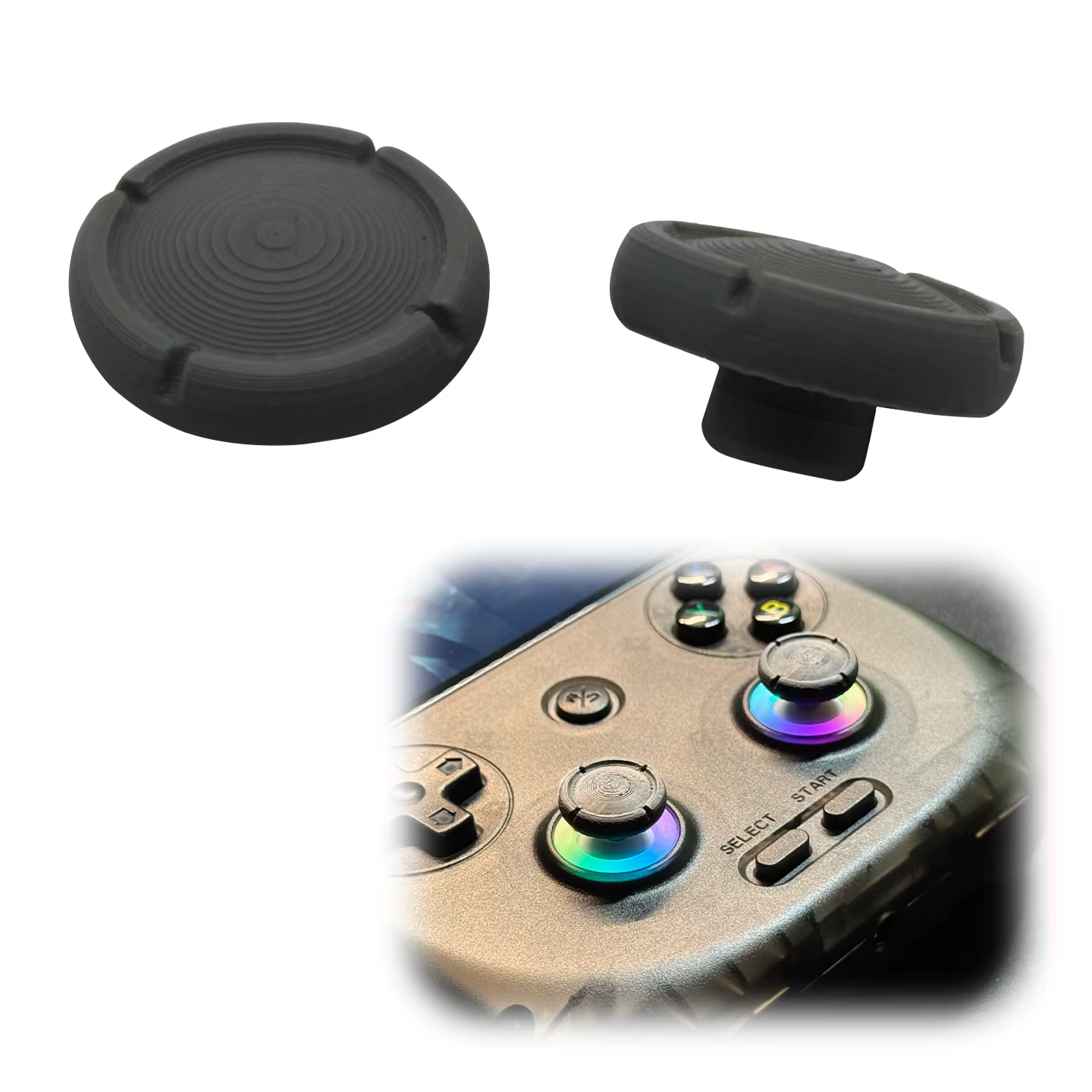 Pièces de rechange pour capuchon de joystick pour console de jeu ANBERNIC RG406V/RG406/ RG476H/RG477M