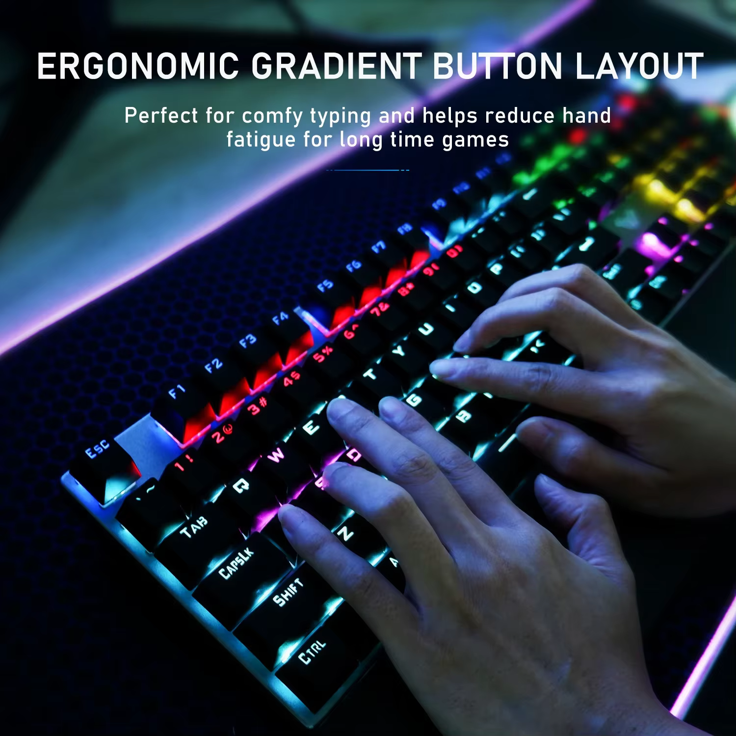 Clavier de jeu mécanique AULA F2058