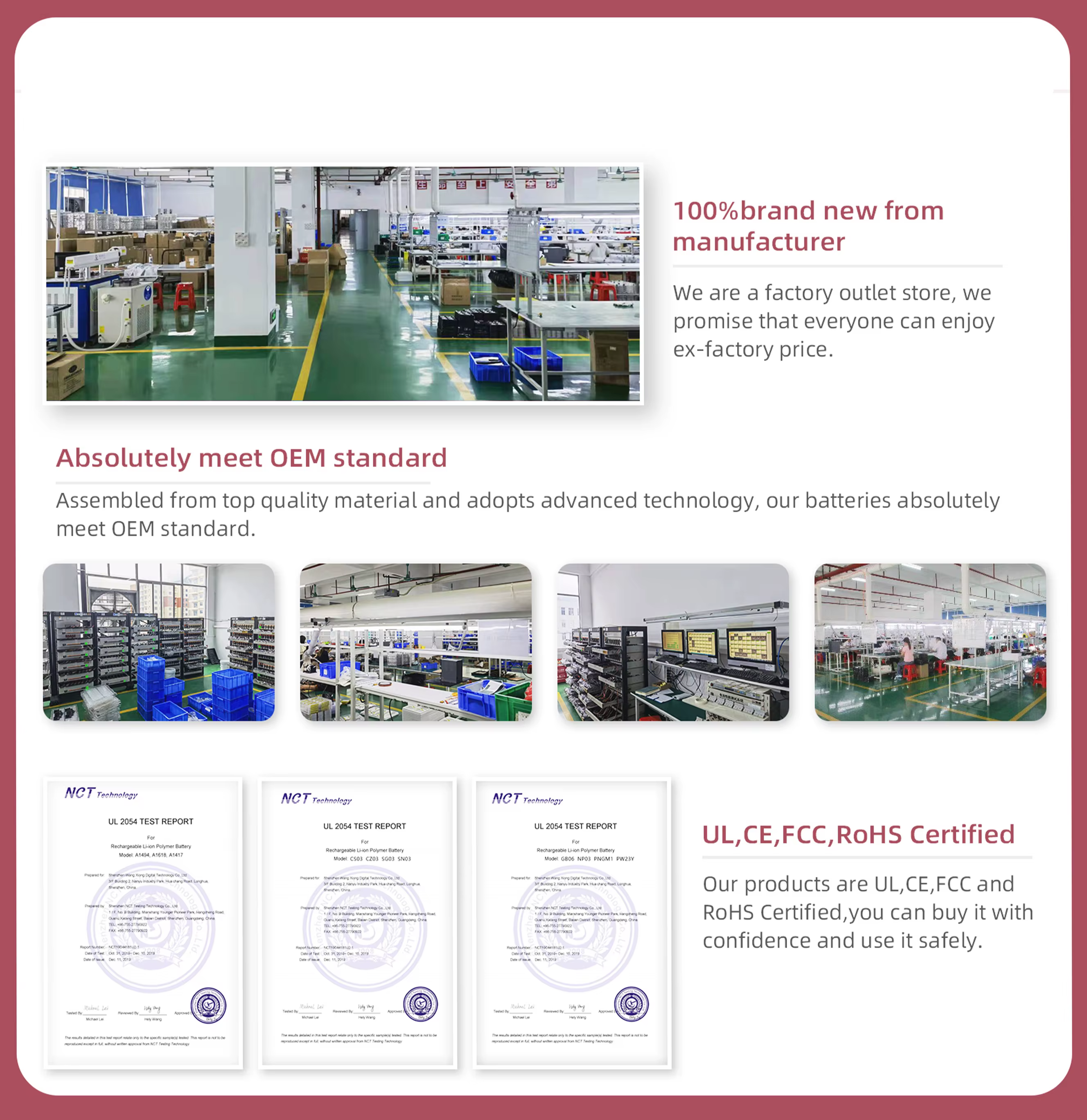 HT03XL OEM Usine HP Ordinateur Portable Batterie