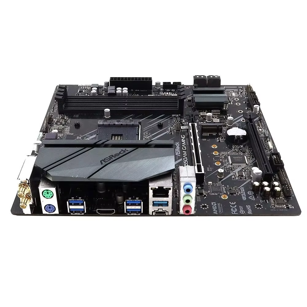 Carte mère ASROCK B550AM GAMING AM4 compatible avec les processeurs B550 R5 5600X R7 5700G R7 5800X R7 3700X