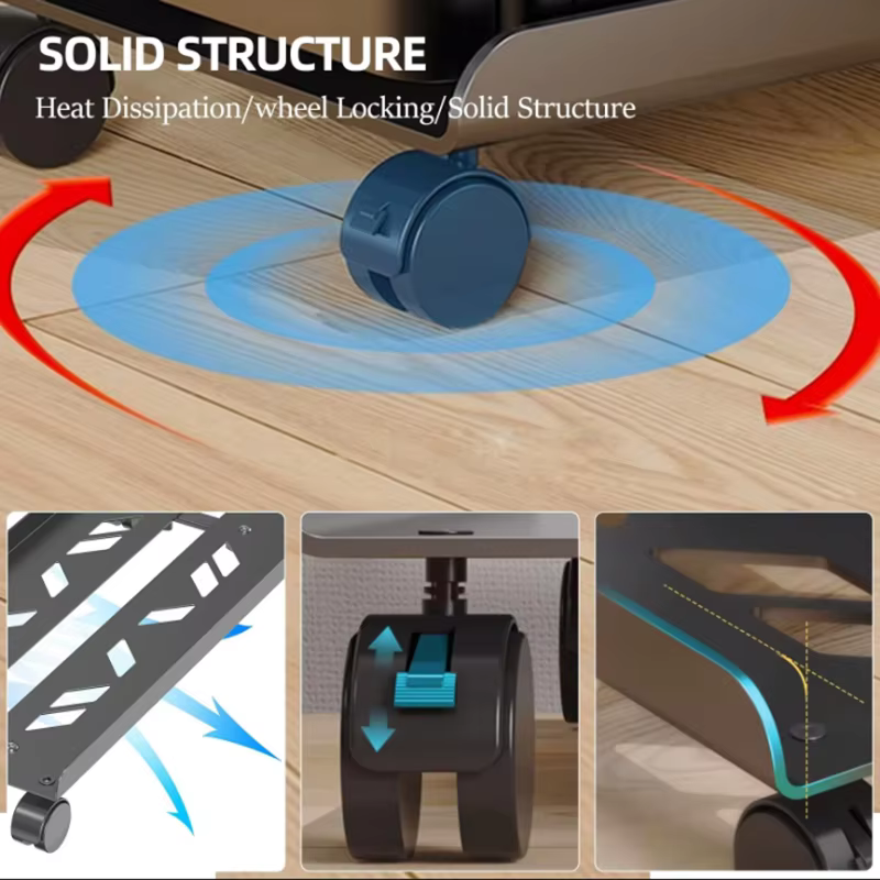 Support pour tour d'ordinateur compatible avec la plupart des PC pour le bureau à domicile