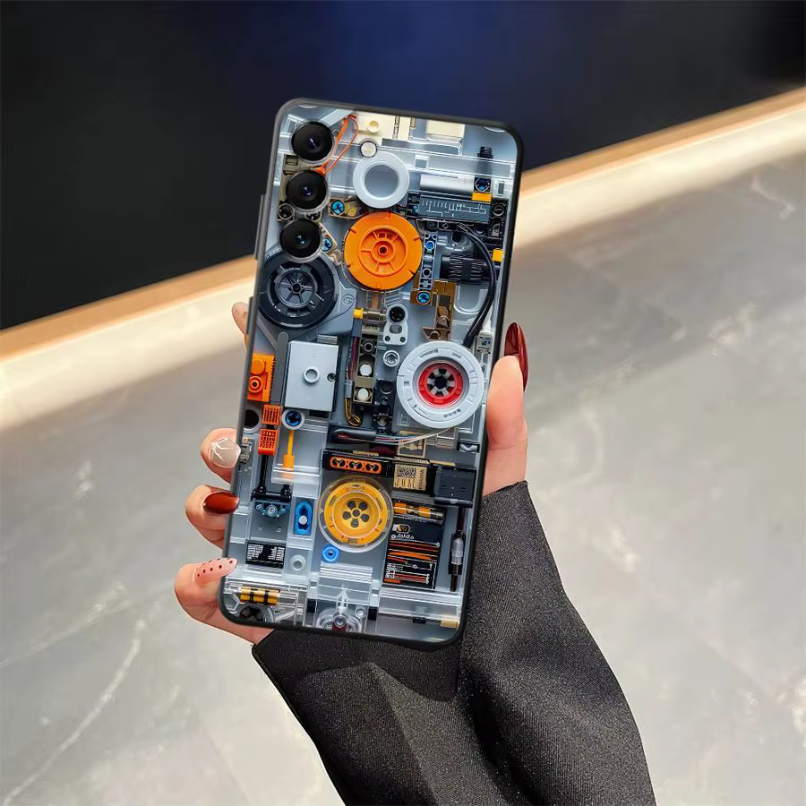 Étui avec diagramme de Structure de dispositif, pour Samsung Galaxy A23 A53 A25 A71 A32 A22 A52 A35 A41 A26 A72 A36 A51 A73 A24 A55, téléphone souple