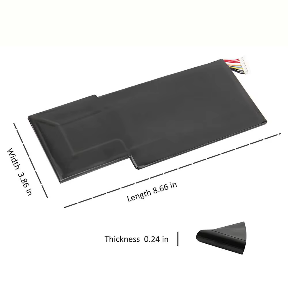 Batterie d'ordinateur portable d'origine pour gelée GF65 Mince 9SD 9SE 9SEX 9SEPoly 10SDR 10SE GSCafe VR BTY-M6K