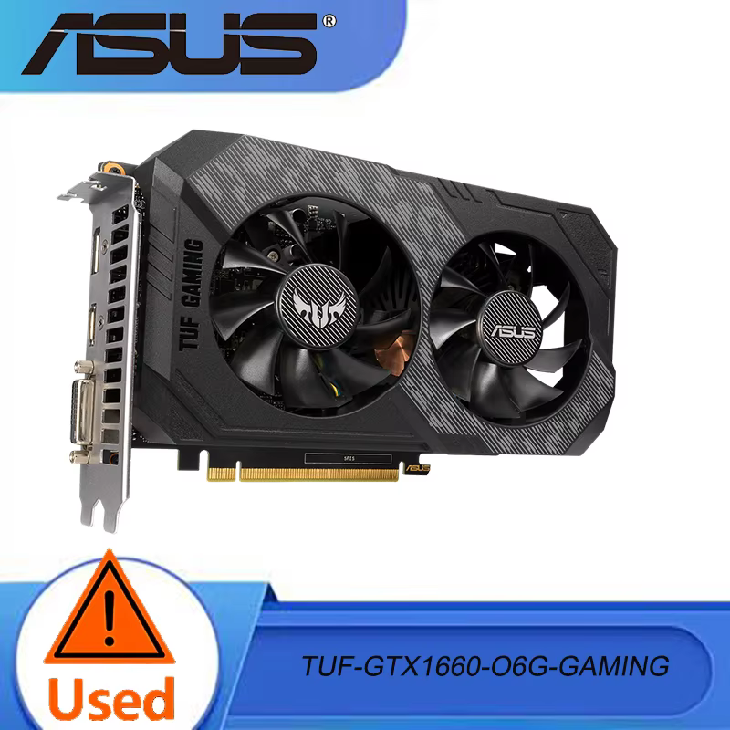 Carte graphique ASUS TUF GAMING GeForce GTX 1660 OC Edition 6G