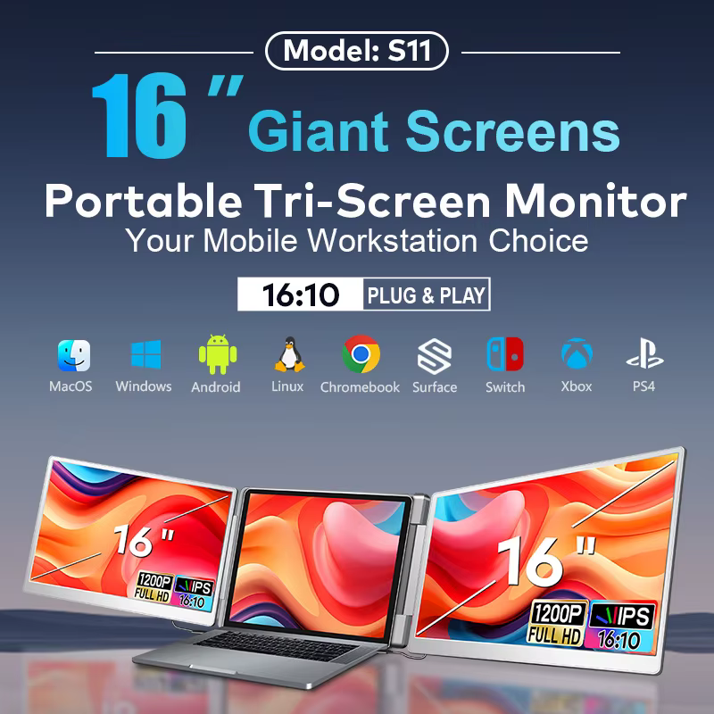 Extension double écran FHD IPS