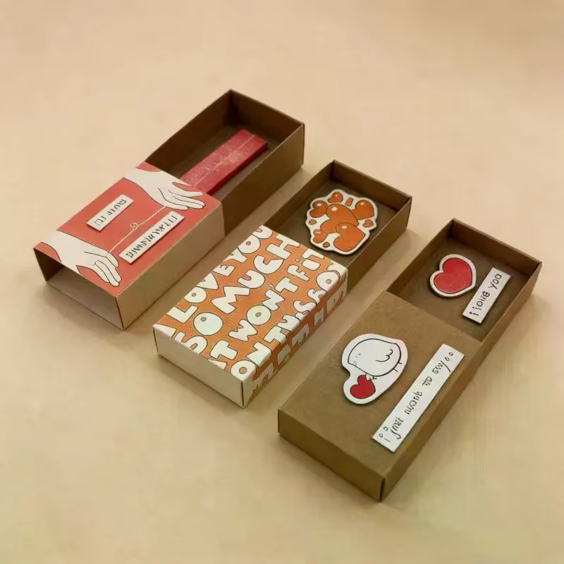 1 pièce, boîte à messages romantique « Je t'aime », cadeau fait main, carte pour la Saint-Valentin, anniversaire, mariage, surprise pour elle/lui 
